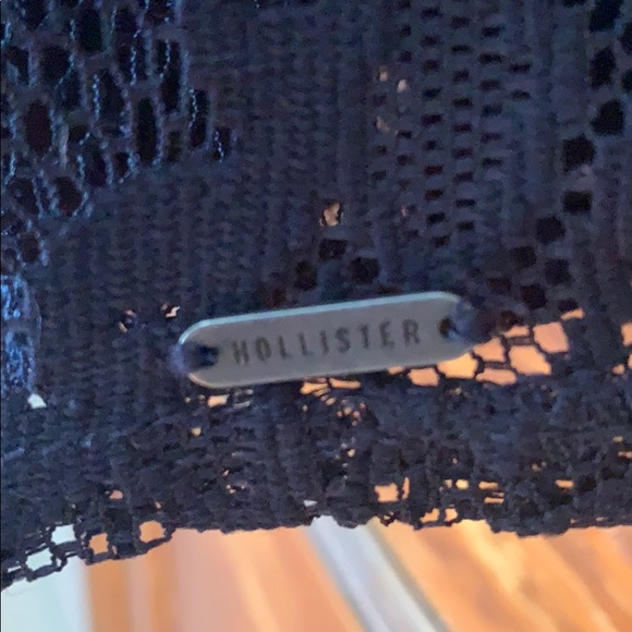 Hollister Dark Blue Lace Lined Dress - Picture 8 of 8